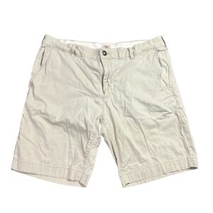 Faherty Island Life Shorts Men's 36x9 Casual Khaki Tan Organic Cotton MBS2106